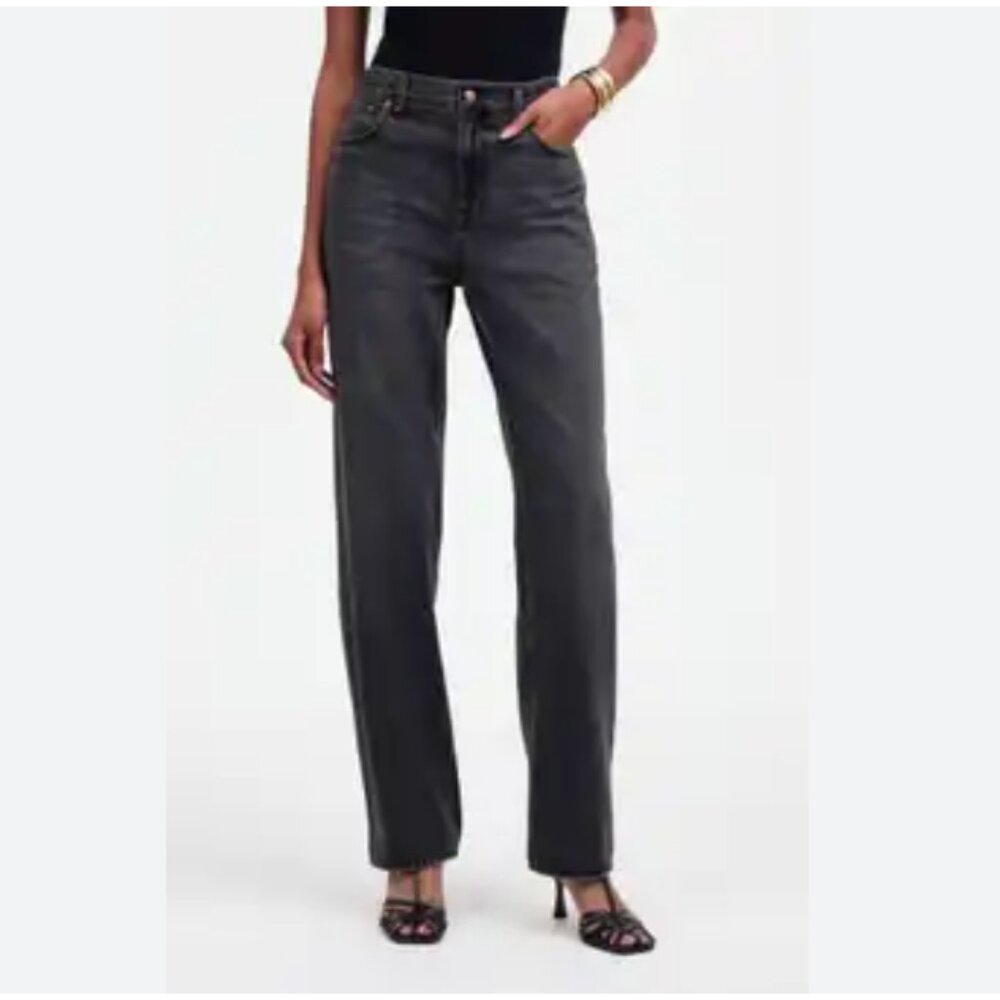 Madewell perfect vintage Jean Black Women's Jeans 28 straight leg